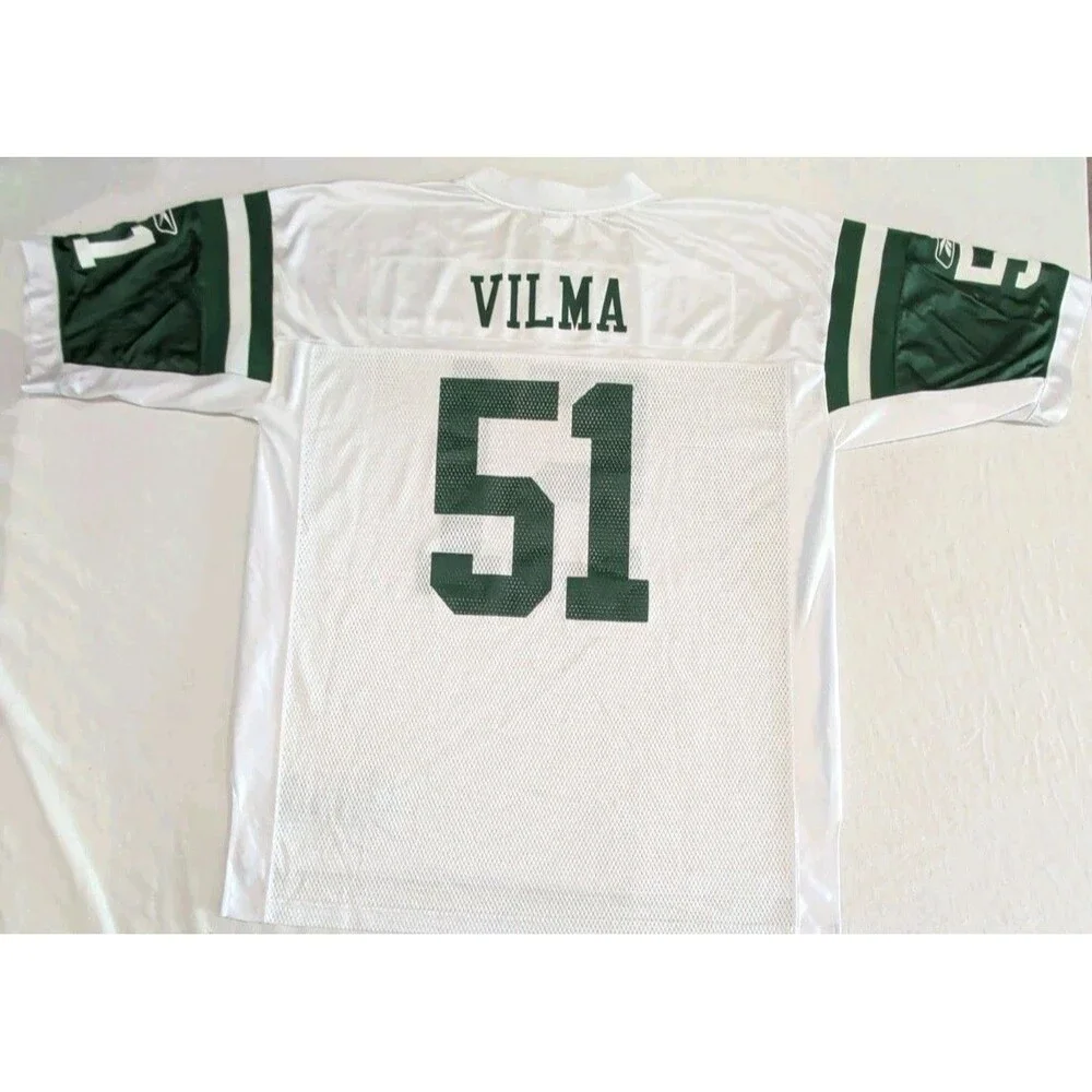 New York Jets Vintage Reebok NFL On Field Jersey Jonathan Vilma #51 Adult XL
